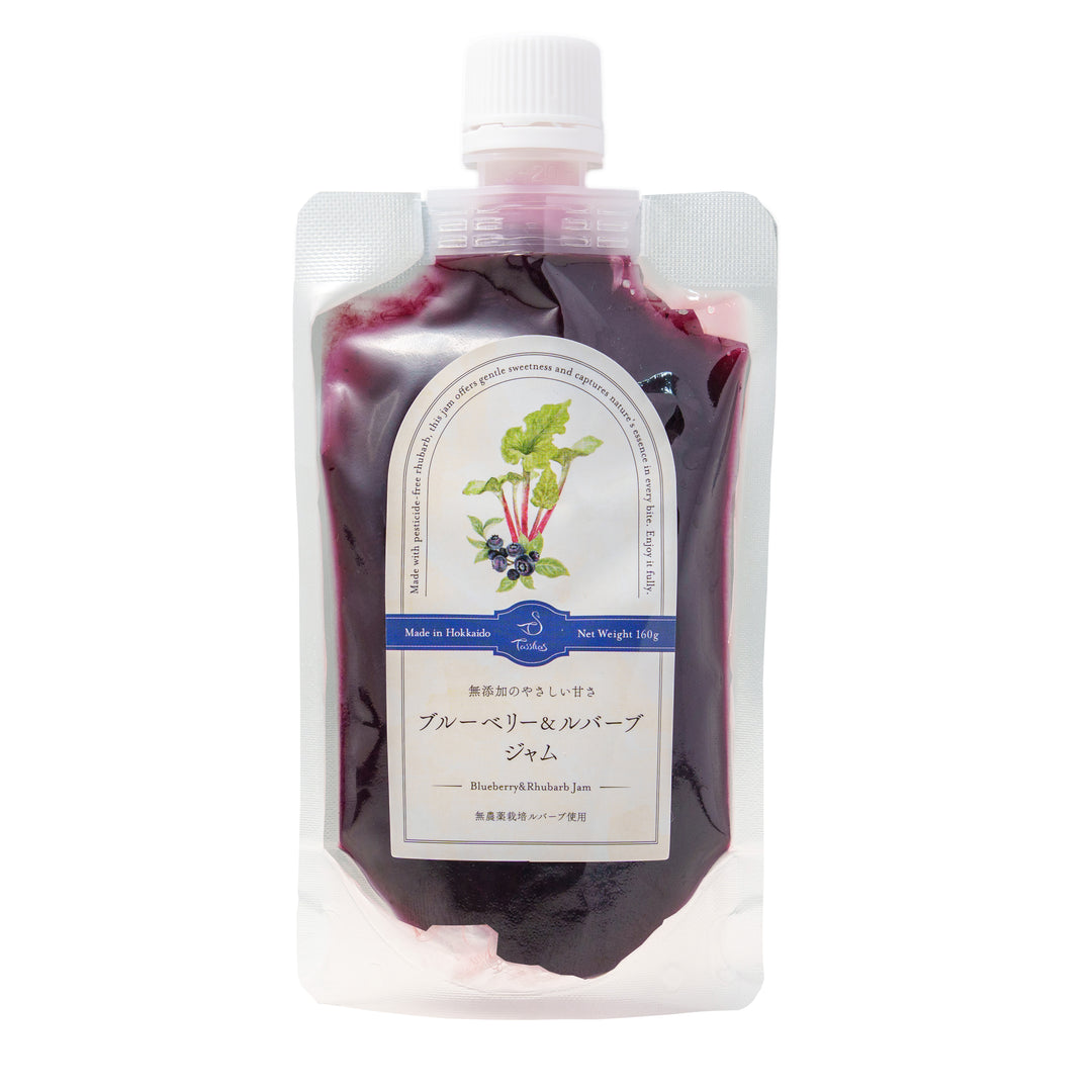 Tasshas 無農薬栽培 ルバーブジャム（パウチタイプ） 北海道産 160g