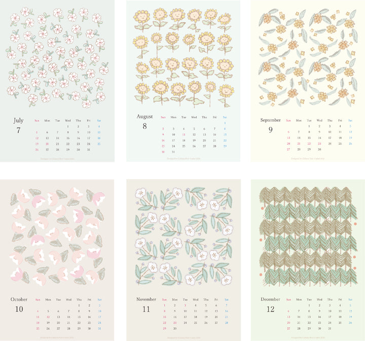 admi カレンダー2026 A4サイズ
