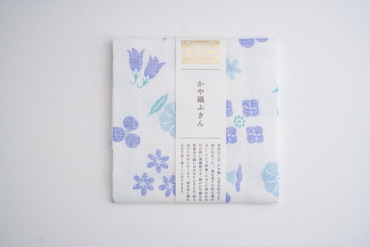 中川政七商店 かや織ふきん 夏の花