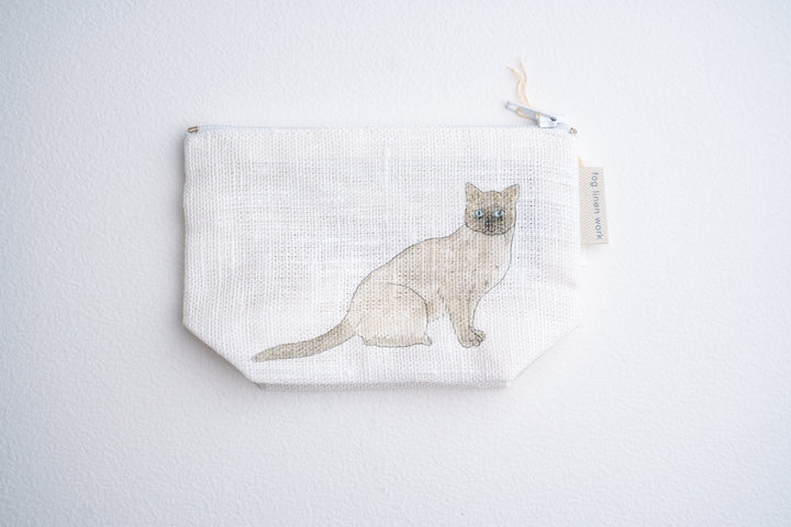 fog linen work ミニポーチ ISABELLE BOINOT ２匹の猫