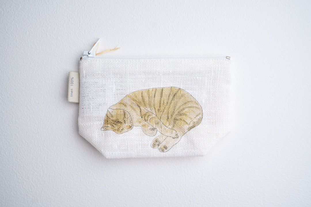 fog linen work ミニポーチ ISABELLE BOINOT ２匹の猫