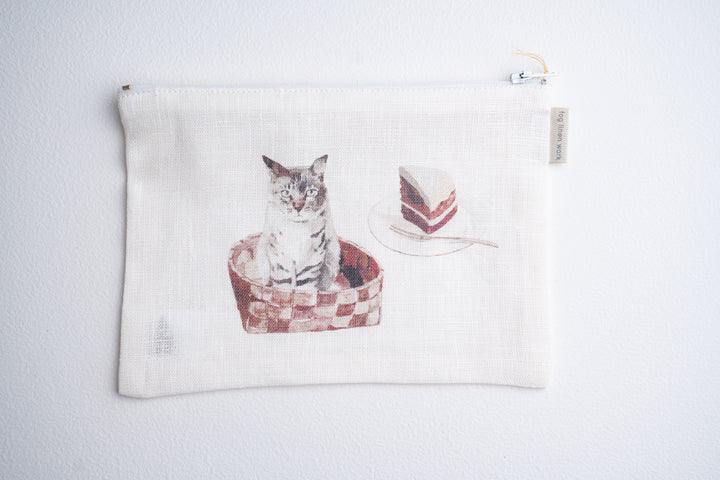fog linen work ポーチ MISATO OGIHARA 猫との暮らし