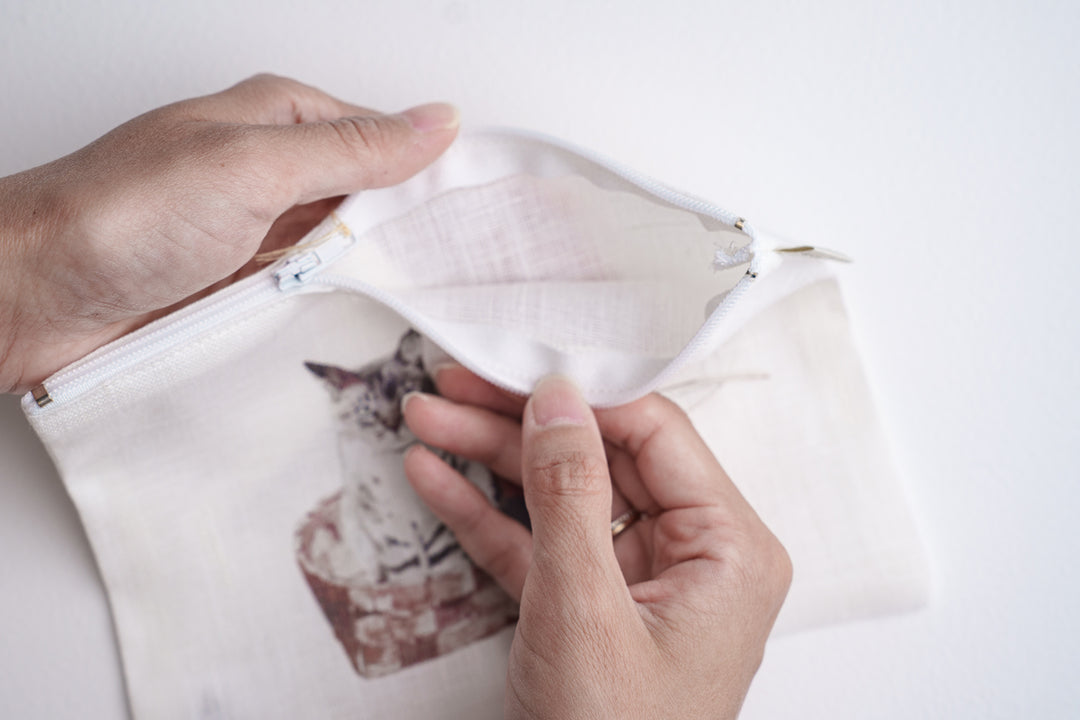 fog linen work ポーチ MISATO OGIHARA 猫との暮らし