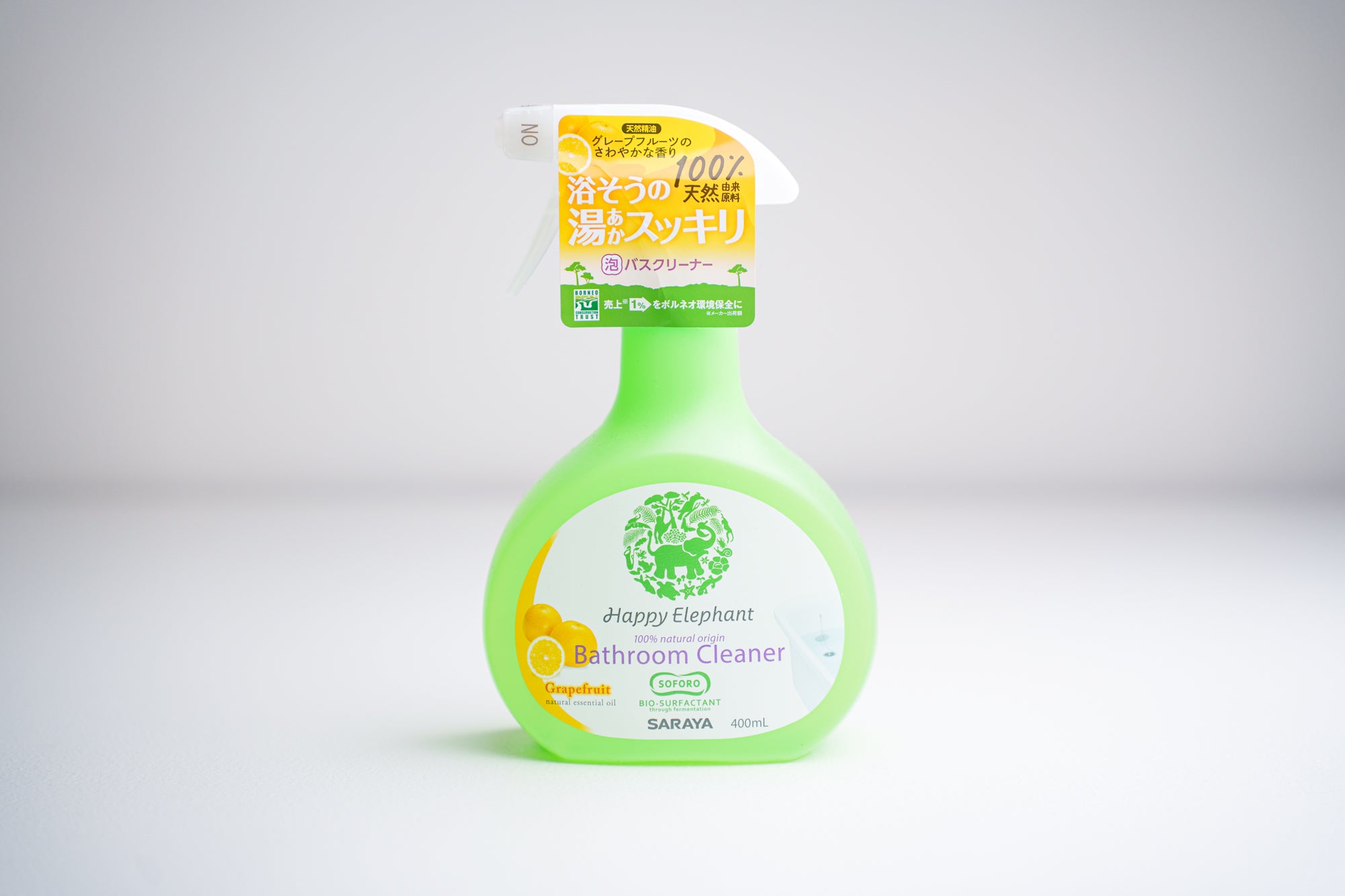 サラヤ ハッピーエレファント バスクリーナー 400ml 12本 サラヤ｜ハッピーエレファント 泡マルチクリーナー 400mL: サラヤ公式通販