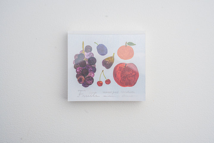 浅野みどり ブロックメモ Fruits