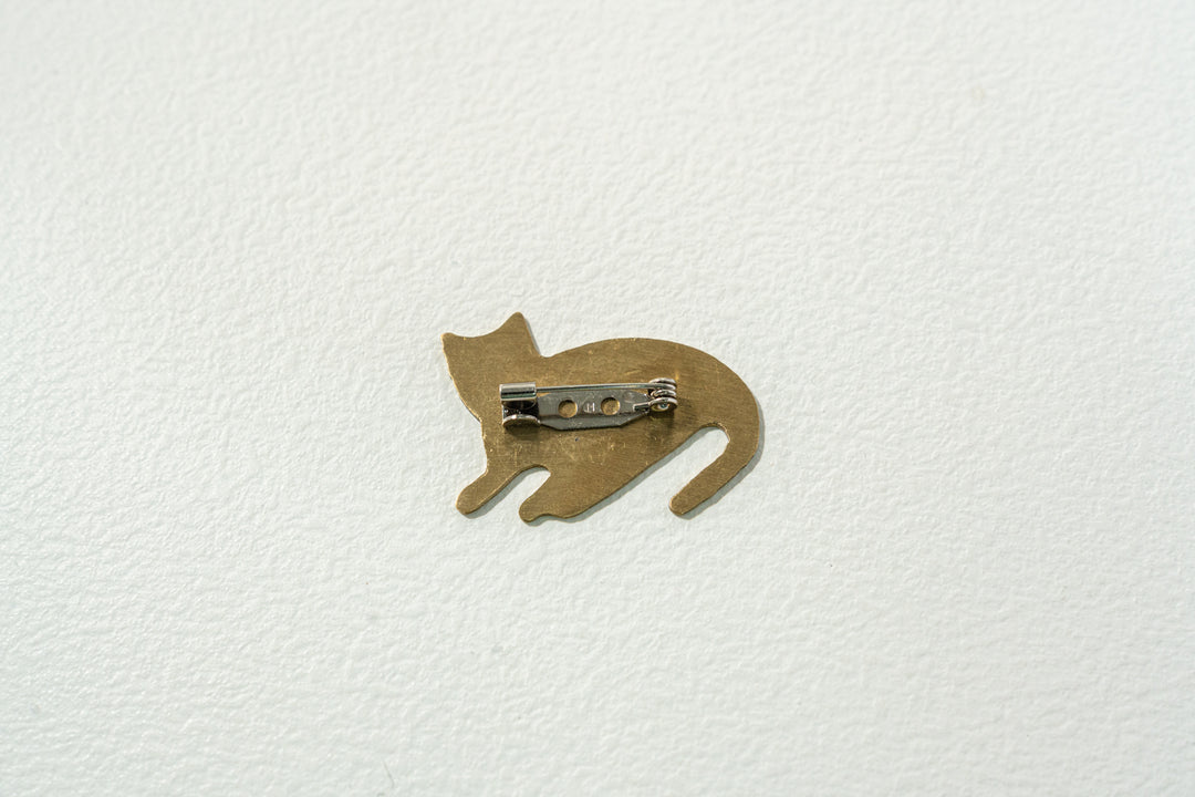 fog line work ブラス ブローチ トリクシー ネコ