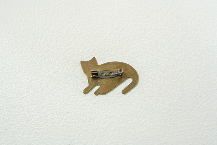 fog line work ブラス ブローチ トリクシー ネコ