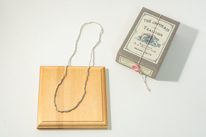 fog line work シルバービーズネックレス 60cm S