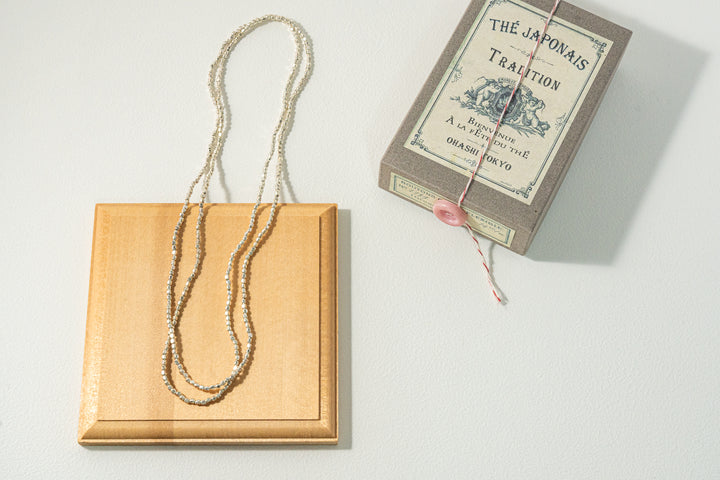 fog linen work シルバービーズネックレス 120cm L