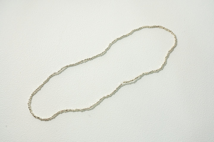 fog line work シルバービーズネックレス 60cm S