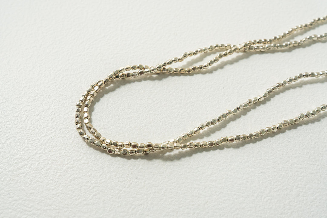 fog linen work シルバービーズネックレス 120cm L