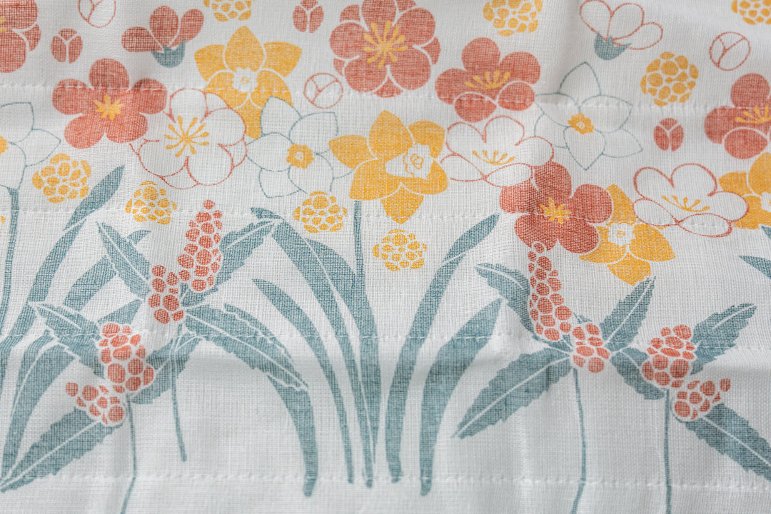 中川政七商店 かや織ふきん 冬の花