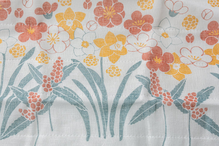 中川政七商店 かや織ふきん 冬の花