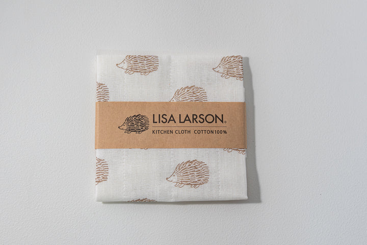 中川政七商店 LISA LARSON ふきん ハリネズミ ブラウン