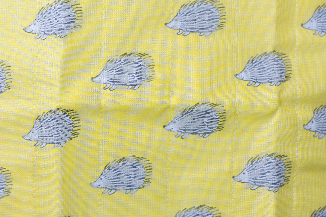 中川政七商店 LISA LARSON ふきん ハリネズミ イエロー