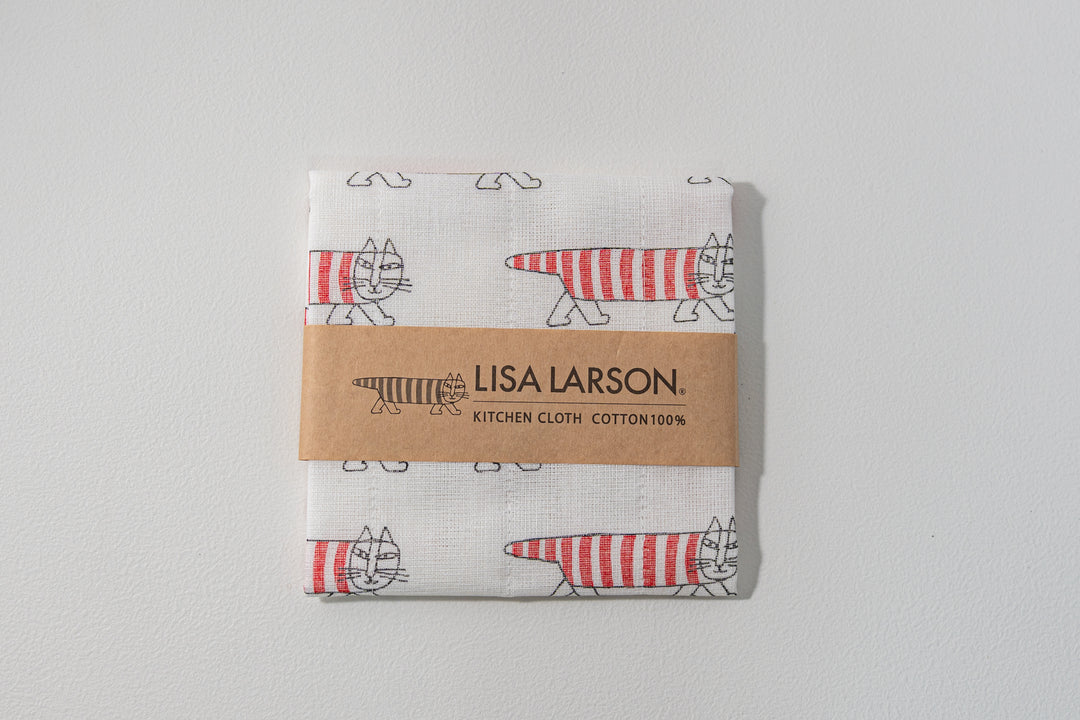 中川政七商店 LISA LARSON ふきん レッド