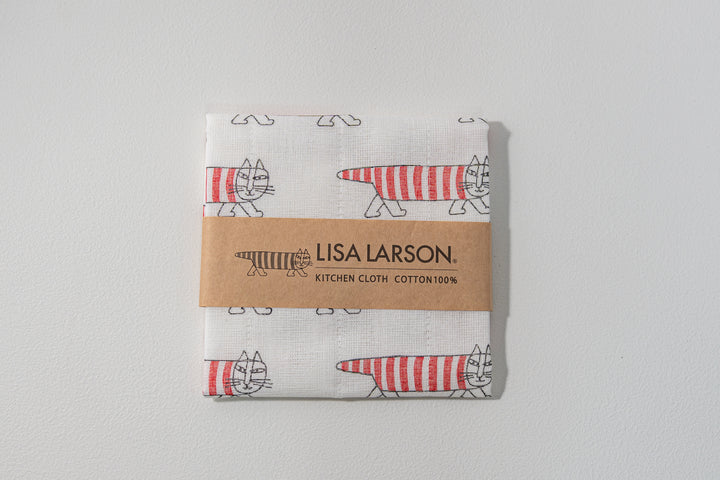 中川政七商店 LISA LARSON ふきん レッド