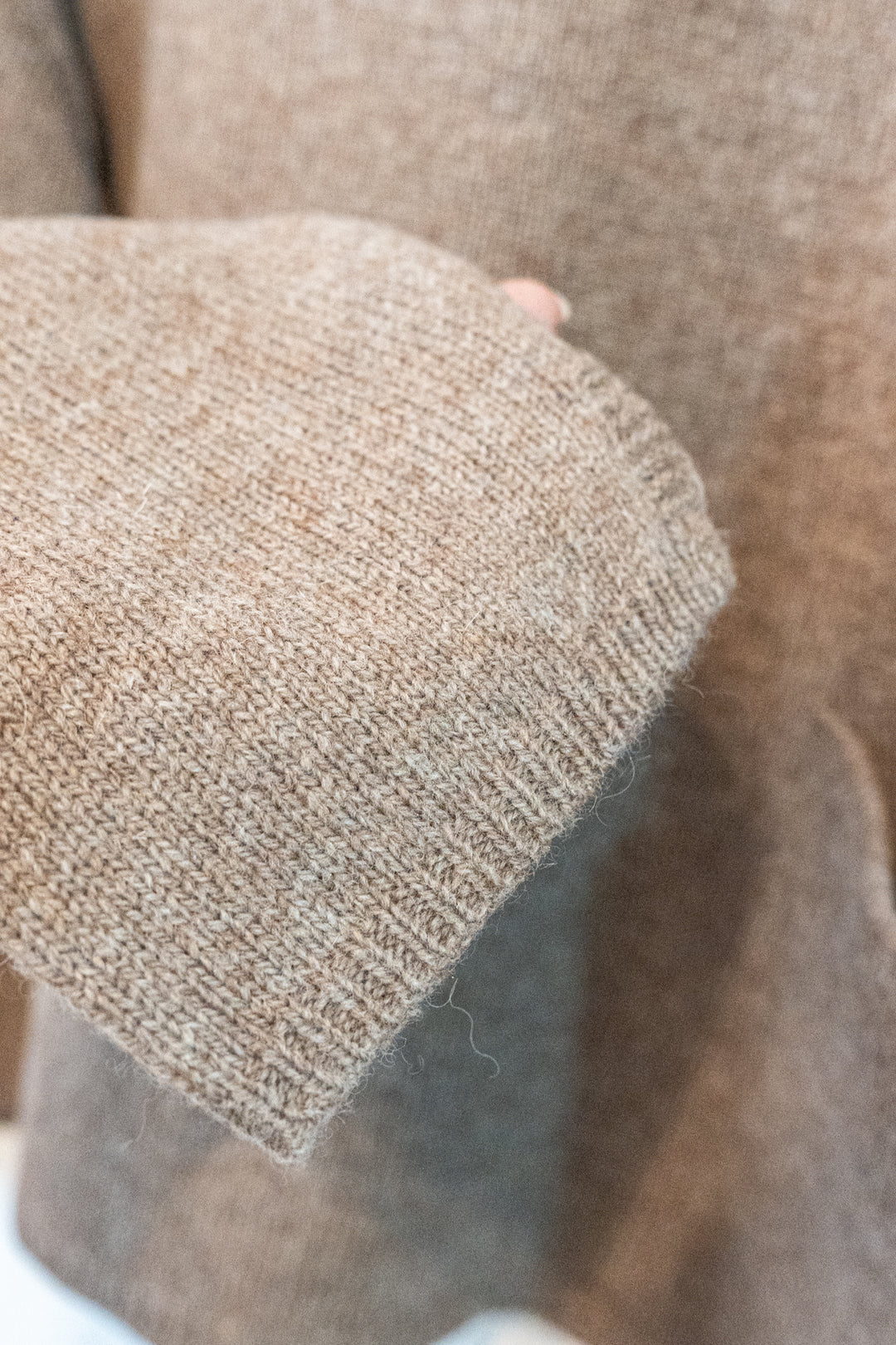 Bliss Bunch ラムナイロン ボトルネックワイドプルオーバー