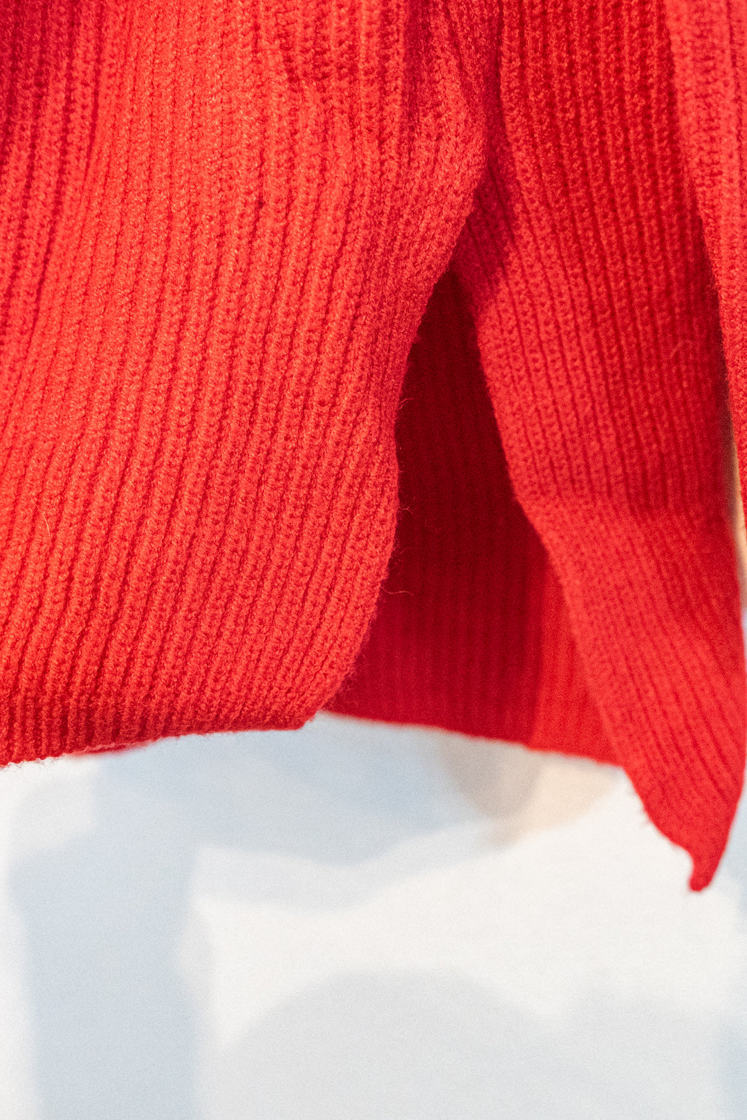 Bliss Bunch モールタッチサイドスリットタートルネック