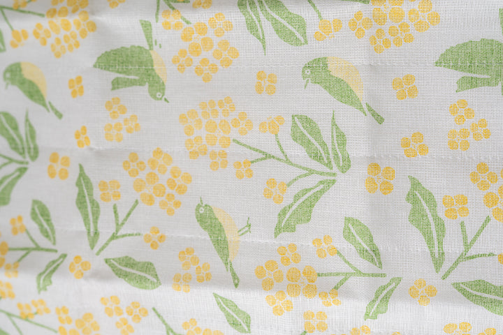 中川政七商店かや織ふきん 花と目白