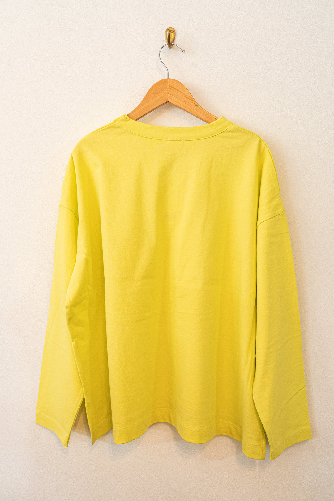 Bliss bunch リサイクルコットン天竺 前後差ワイドプルオーバー