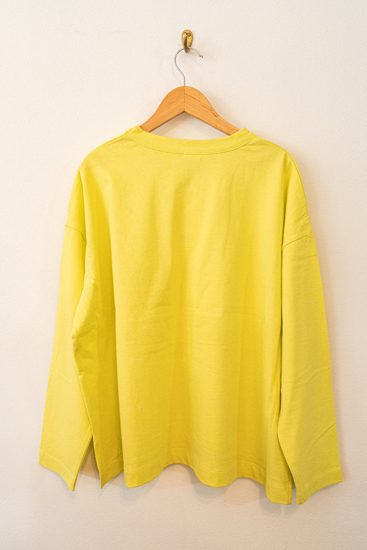 Bliss bunch リサイクルコットン天竺 前後差ワイドプルオーバー