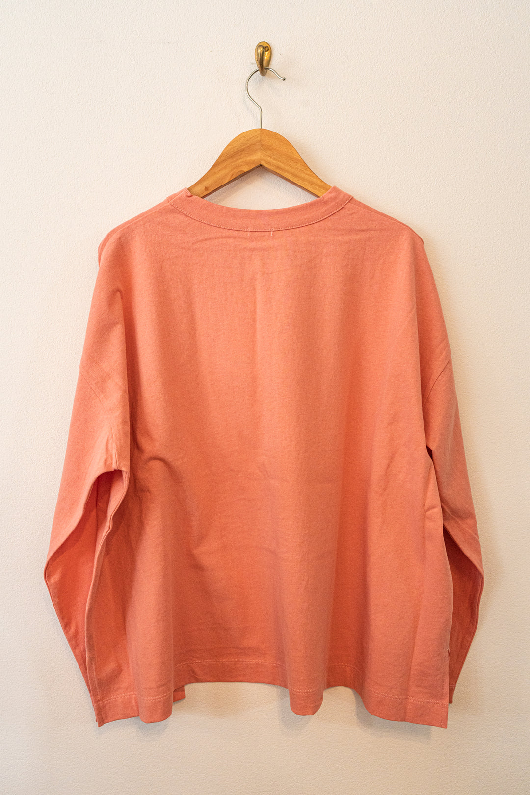 Bliss bunch リサイクルコットン天竺 前後差ワイドプルオーバー