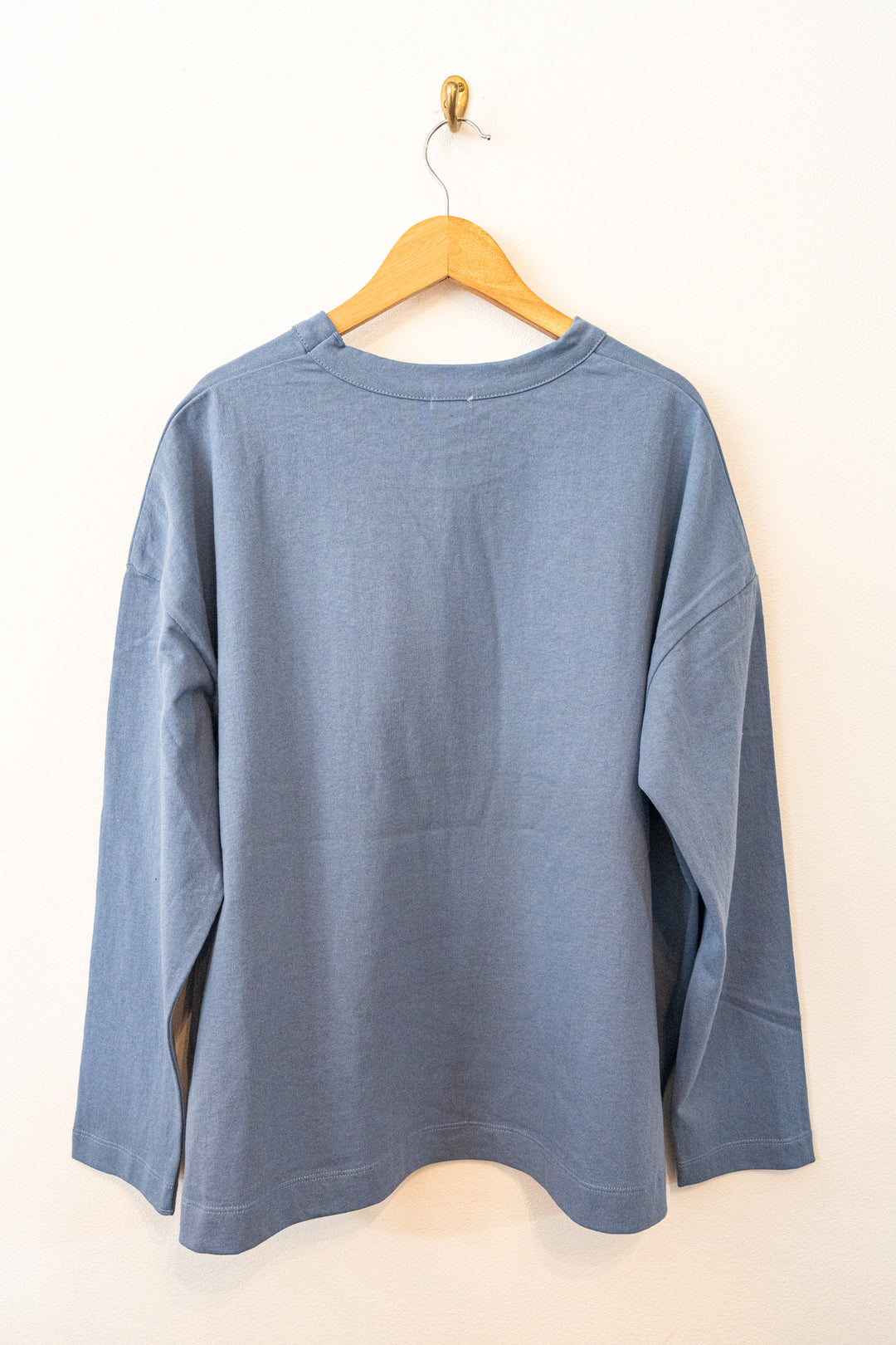 Bliss bunch リサイクルコットン天竺 前後差ワイドプルオーバー