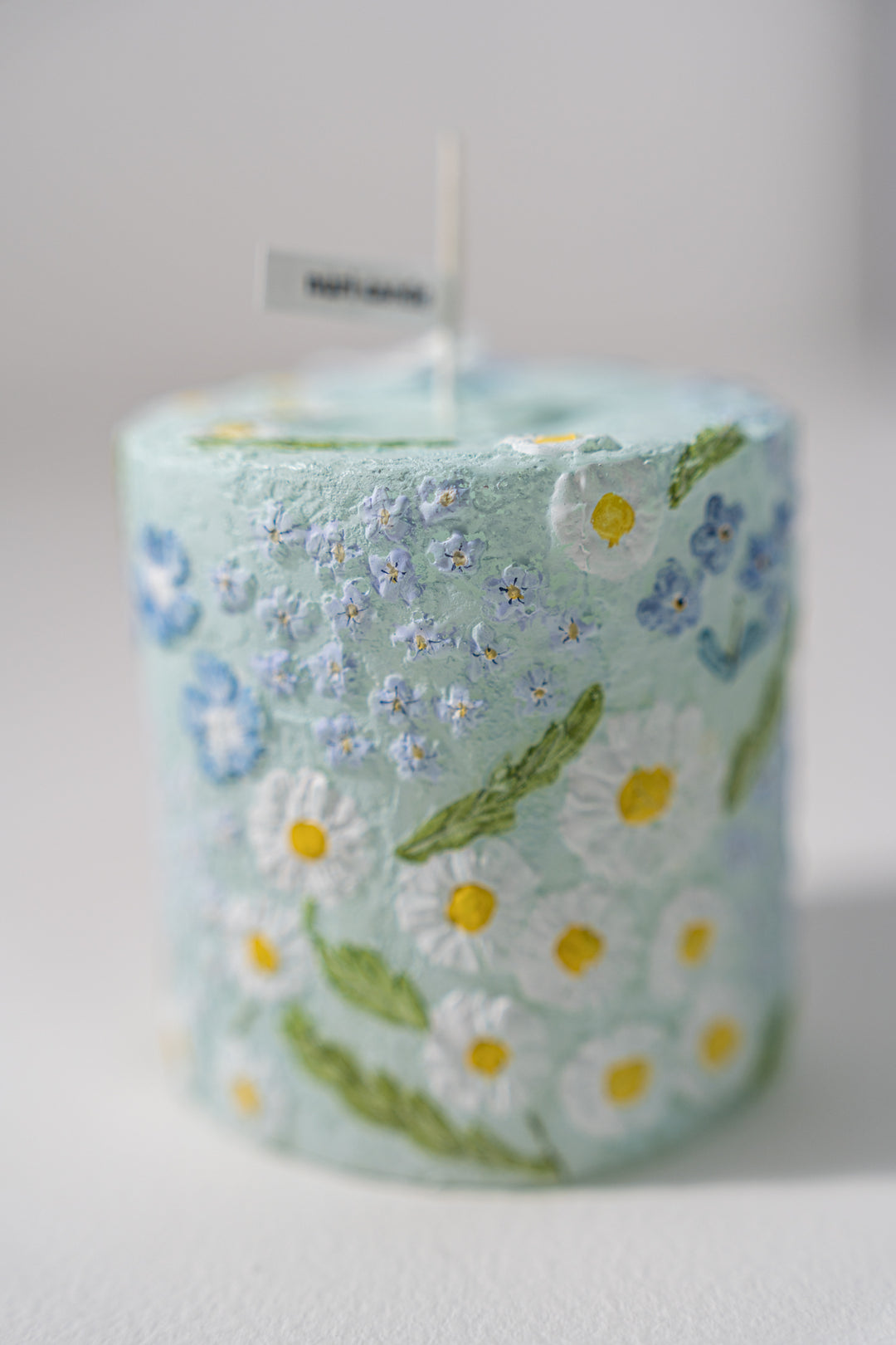 14.nuri candle 花の祈り ブルー L