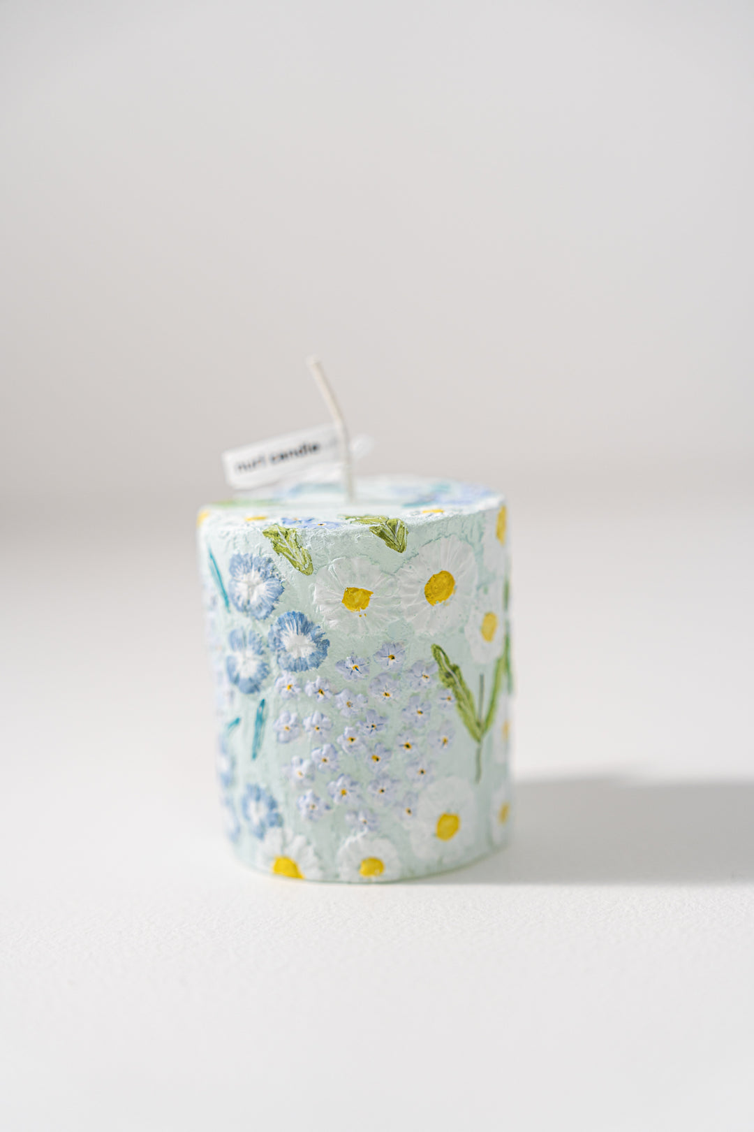 13.nuri candle 花の祈り ブルー S