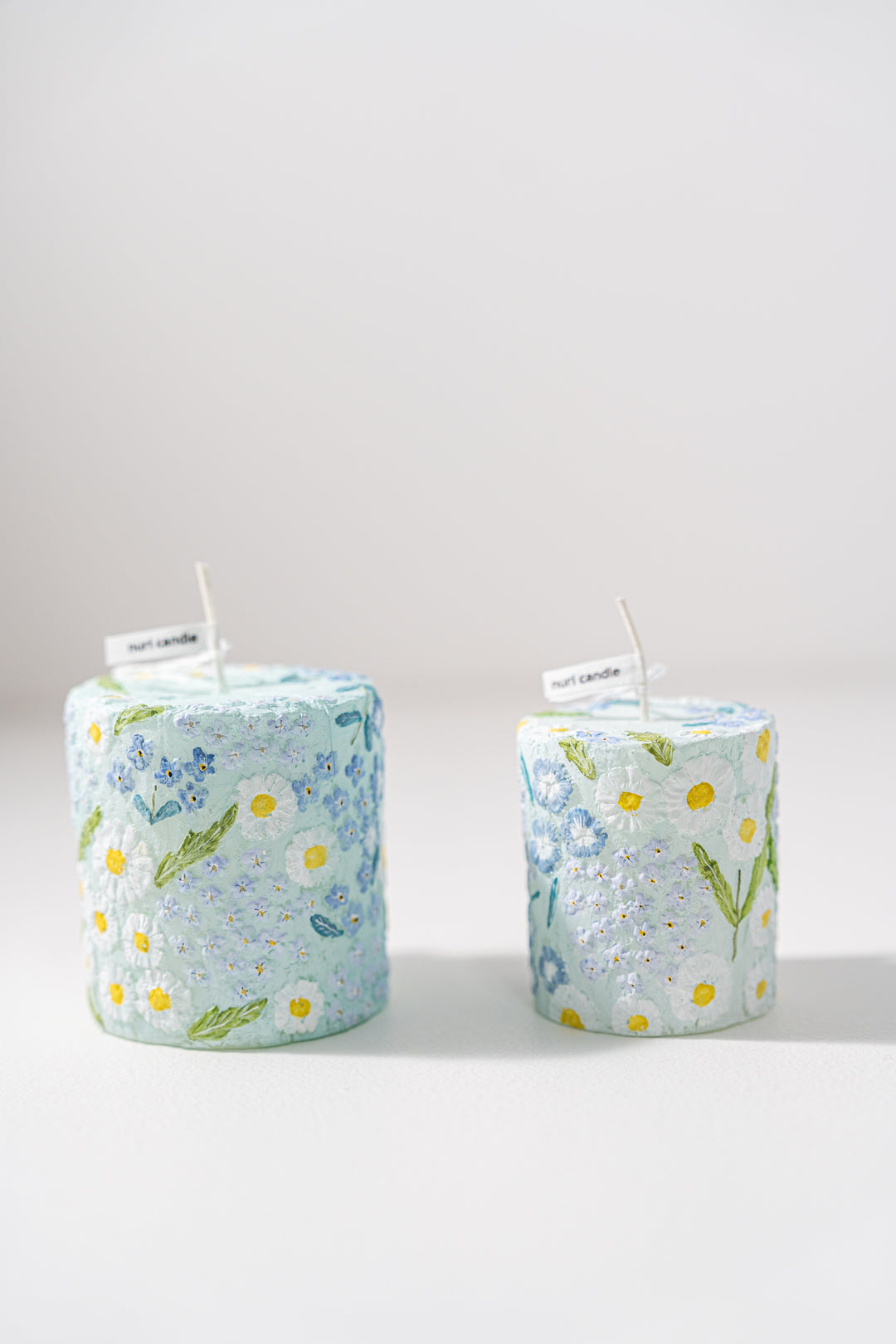 13.nuri candle 花の祈り ブルー S