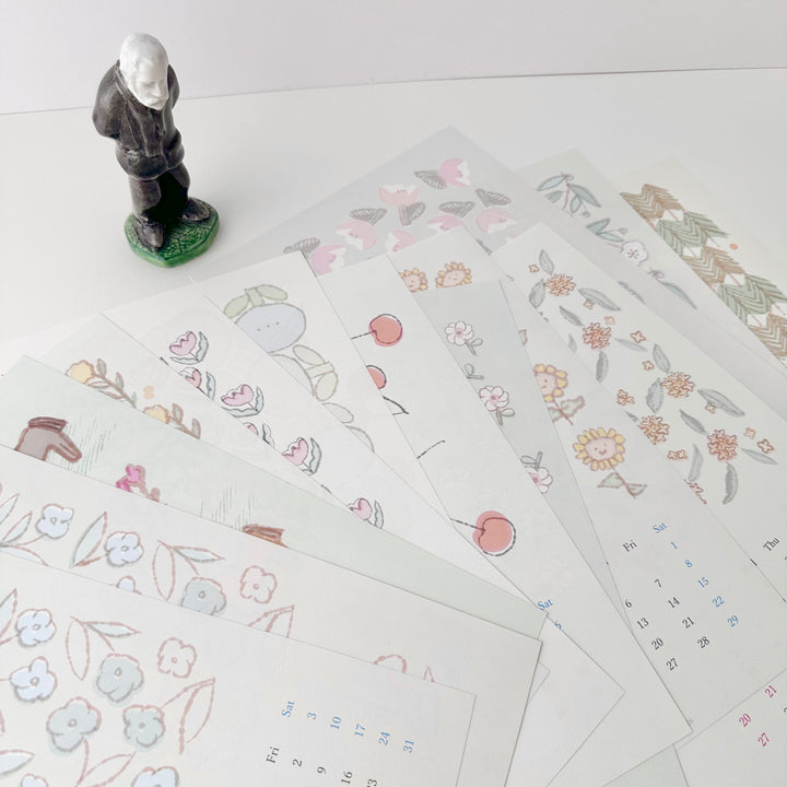 admi カレンダー2026 A4サイズ