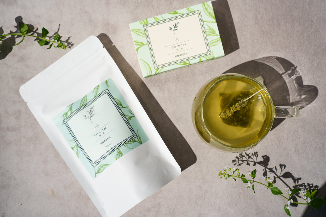 Tasshas 無農薬栽培 緑茶 25g（2.5g×4包）ティーバッグ